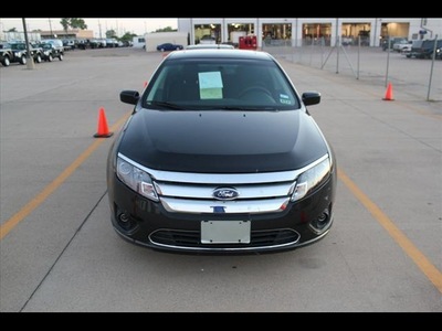 ford fusion 2010 black sedan se gasoline 4 cylinders front wheel drive automatic 75041