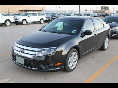 ford fusion 2010 black sedan se gasoline 4 cylinders front wheel drive automatic 75041