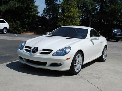 mercedes benz slk class 2008 white slk280 gasoline 6 cylinders rear wheel drive automatic 27616