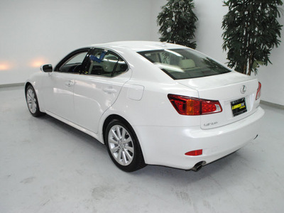 lexus is 250 2010 white sedan gasoline 6 cylinders rear wheel drive automatic 91731