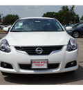 nissan altima 2012 white coupe 3 5 sr gasoline 6 cylinders front wheel drive automatic 77477
