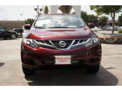 nissan murano 2012 red suv s gasoline 6 cylinders front wheel drive automatic with overdrive 77477