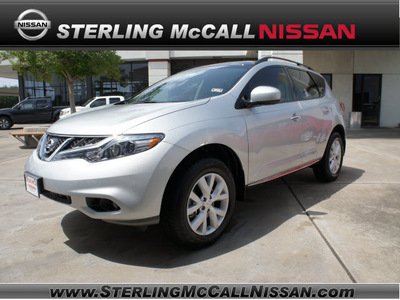 nissan murano 2012 silver suv sv gasoline 6 cylinders front wheel drive automatic 77477