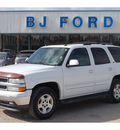 chevrolet tahoe 2005 white suv lt gasoline 8 cylinders rear wheel drive automatic with overdrive 77575