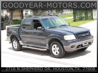 ford explorer sport trac 2001 blue pickup truck gasoline 6 cylinders rear wheel drive 77008