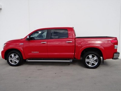 toyota tundra 2010 red limited 8 cylinders automatic 78577