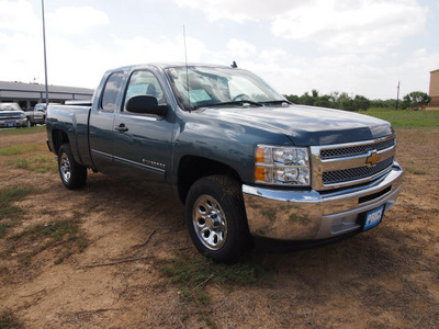 chevrolet silverado 1500 2013 blue pickup truck ls flex fuel 8 cylinders 2 wheel drive automatic 78064