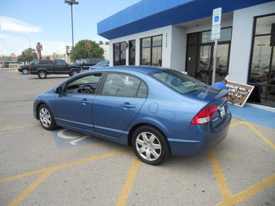 honda civic 2011 blue sedan lx gasoline 4 cylinders front wheel drive automatic 79936