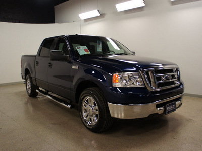 ford f 150 2008 dk  blue xlt gasoline 8 cylinders 2 wheel drive automatic 75219