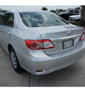 toyota corolla 2011 silver sedan le gasoline 4 cylinders front wheel drive automatic 77039