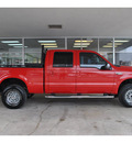 ford f 250 super duty 2003 red xlt gasoline 8 cylinders sohc 4 wheel drive automatic 78216