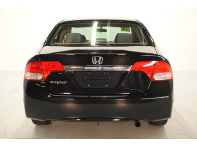 honda civic 2010 black sedan lx gasoline 4 cylinders front wheel drive automatic 77025