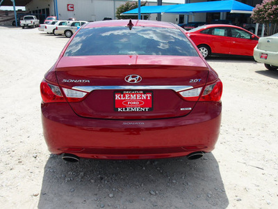 hyundai sonata 2011 red sedan limited gasoline 4 cylinders front wheel drive automatic 76234