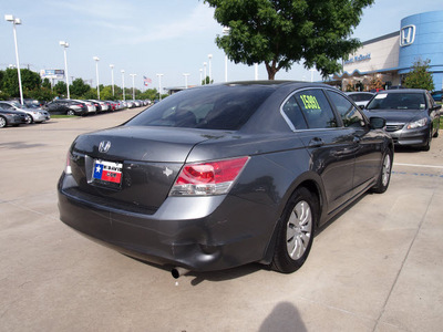 honda accord 2009 dk  gray sedan lx gasoline 4 cylinders front wheel drive automatic 75034