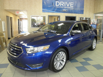 ford taurus 2013 blue sedan limited gasoline 6 cylinders front wheel drive automatic 32783