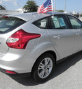 ford focus 2012 silver hatchback sel flex fuel 4 cylinders front wheel drive automatic 32783