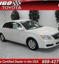 toyota avalon 2008 white sedan gasoline 6 cylinders front wheel drive automatic 91731