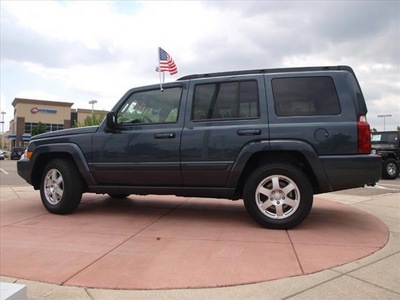 jeep commander 2007 blue suv sport gasoline 6 cylinders 4 wheel drive automatic 80504