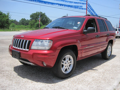 jeep grand cherokee 2004 red suv special edition gasoline 8 cylinders rear wheel drive automatic 77379