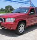 jeep grand cherokee 2004 red suv special edition gasoline 8 cylinders rear wheel drive automatic 77379