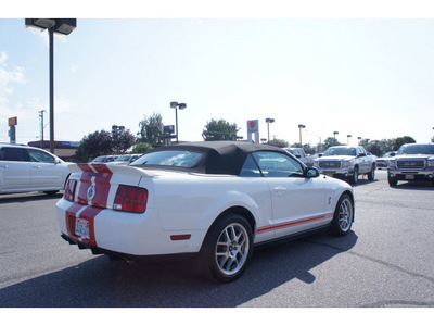 ford shelby gt500 2008 white gt 500 gasoline 8 cylinders rear wheel drive 6 speed manual 99336