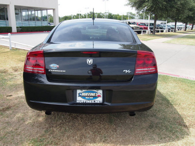 dodge charger 2008 black sedan r t gasoline 8 cylinders rear wheel drive automatic 75067