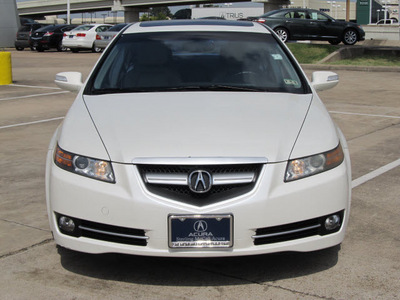 acura tl 2007 white sedan gasoline 6 cylinders front wheel drive shiftable automatic 77074