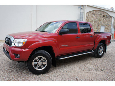 toyota tacoma 2012 red prerunner v6 gasoline 6 cylinders 2 wheel drive automatic 78757