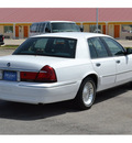 mercury grand marquis 1999 white sedan ls gasoline v8 rear wheel drive automatic 76801