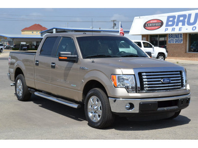 ford f 150 2011 brown xlt gasoline 6 cylinders 2 wheel drive automatic 76801