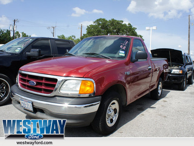 ford f 150 heritage 2004 red pickup truck xl gasoline 6 cylinders rear wheel drive automatic 75062