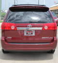 toyota sienna 2008 dk  red van xle limited gasoline 6 cylinders front wheel drive automatic with overdrive 77469