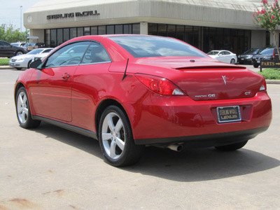 pontiac g6 2006 dk  red gt gasoline 6 cylinders front wheel drive shiftable automatic 77074