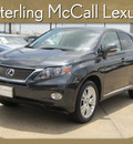 lexus rx 450h 2010 dk  gray suv hybrid 6 cylinders front wheel drive shiftable automatic 77074