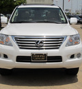 lexus lx 570 2008 white suv gasoline 8 cylinders 4 wheel drive shiftable automatic 77074