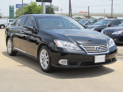 lexus es 350 2011 black sedan gasoline 6 cylinders front wheel drive shiftable automatic 77074