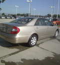 toyota camry 2004 tan sedan le gasoline 4 cylinders front wheel drive automatic 75503