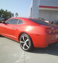 chevrolet camaro 2010 orange coupe ls gasoline 6 cylinders rear wheel drive automatic 75503