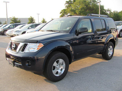 nissan pathfinder 2012 navy blue suv s gasoline 6 cylinders 2 wheel drive automatic 33884