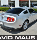 ford mustang 2011 silver coupe gasoline 6 cylinders rear wheel drive 6 speed manual 32771