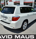 toyota highlander 2008 white suv limited gasoline 6 cylinders front wheel drive automatic 32771