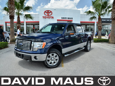 ford f 150 2010 blue xlt gasoline 8 cylinders 4 wheel drive automatic 32771
