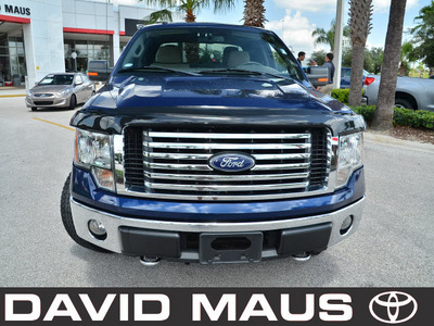 ford f 150 2010 blue xlt gasoline 8 cylinders 4 wheel drive automatic 32771