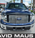 ford f 150 2010 blue xlt gasoline 8 cylinders 4 wheel drive automatic 32771