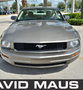 ford mustang 2005 bronze coupe gasoline 6 cylinders rear wheel drive automatic 32771