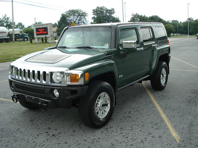 hummer h3 2006 green suv suv luxury electric 5 cylinders 4 wheel drive automatic 17972