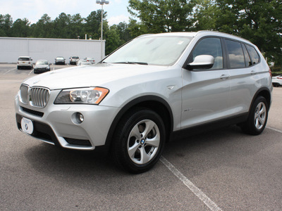bmw x3 2011 silver xdrive28i gasoline 6 cylinders all whee drive automatic 27616