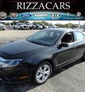 ford fusion 2012 black sedan se 4 cylinders automatic with overdrive 60546