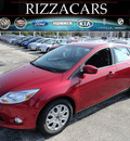 ford focus 2012 red sedan se 4 cylinders automatic with overdrive 60546