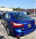 ford focus 2012 blue sedan s 4 cylinders automatic with overdrive 60546